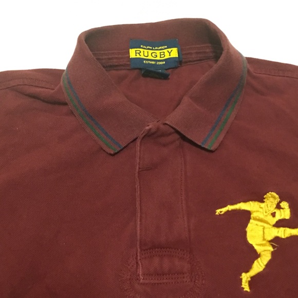Rugby Ralph Lauren mens Polo shirt size medium - Picture 6 of 8